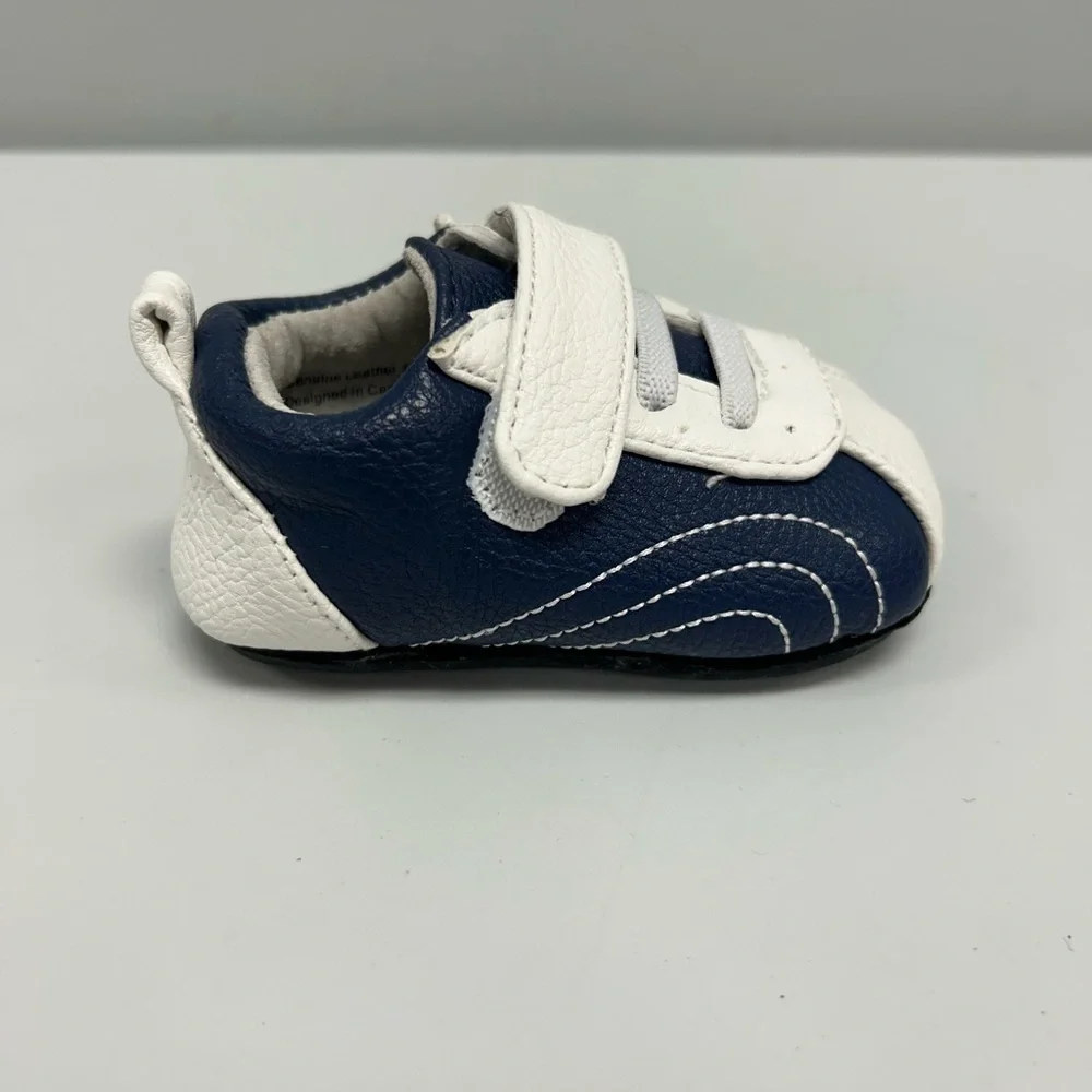 Jack and Lily Navy Sporty Courtney Leather Booties
